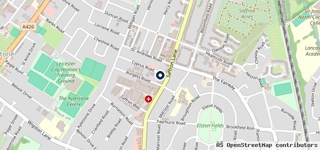 Map showing the location of Carspa Detailing UK