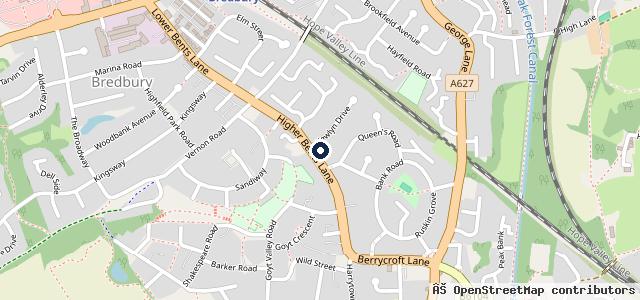 Map showing the location of Carstop