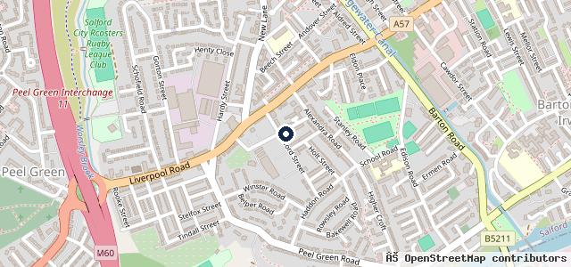 Map showing the location of Clifford Street Motors