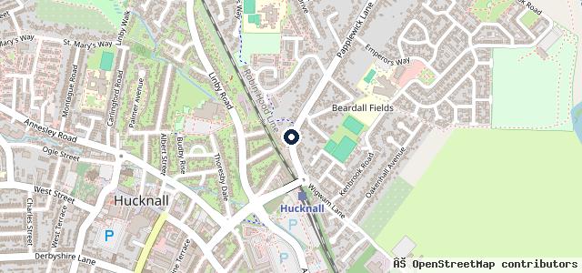 Map showing the location of Croft Auto Centre