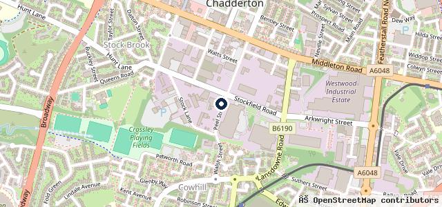 Map showing the location of Cvb Motors