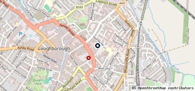 Map showing the location of David Lowe Garage Services