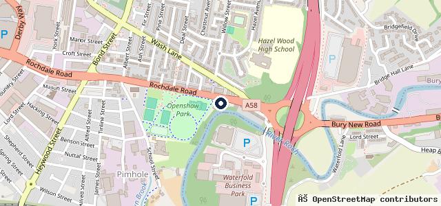 Map showing the location of Invicta Bury, Bosch Car Service Renault