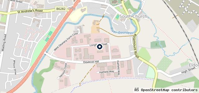 Map showing the location of EMS Independent Land Rover Vehicle Specialists