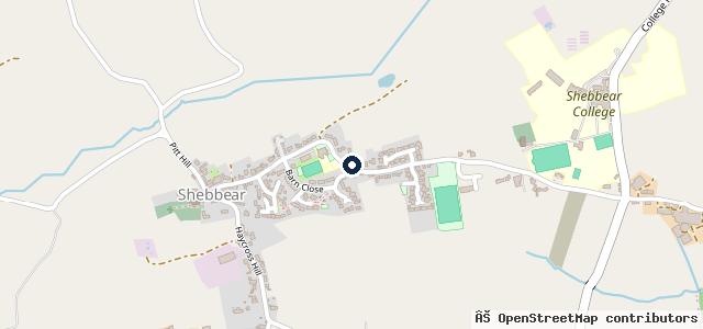 Map showing the location of Guscott Coaches