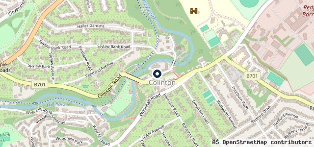 Map showing the location of David Waddell & Son