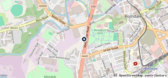 Map showing the location of F & F Motor Services Ltd