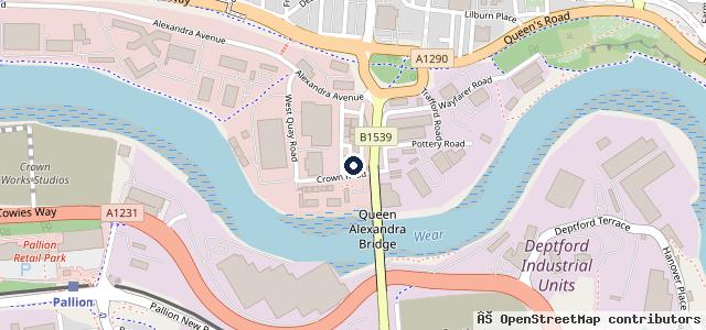 Map showing the location of Fastfit Service Centre