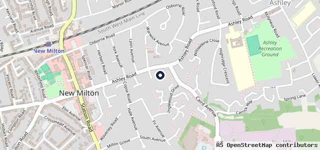 Map showing the location of Geoff's Journey