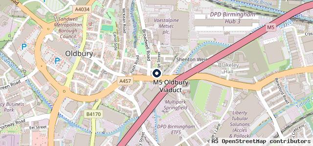 Map showing the location of Js. Motors Vehicle Repairers