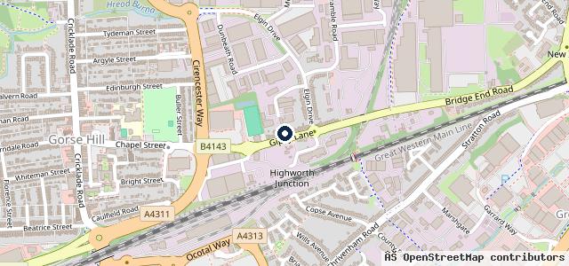 Map showing the location of Greenmeadow Commercial Services Ltd