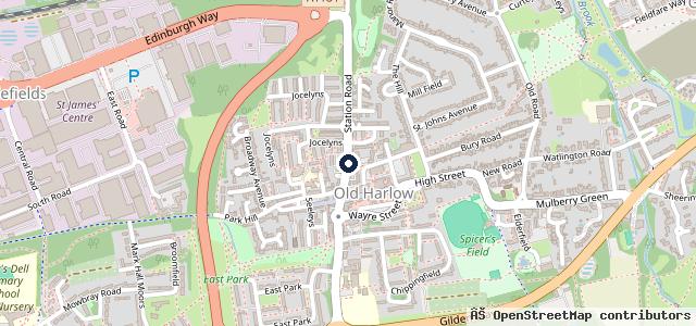 Map showing the location of H.G Evans Garage Ltd