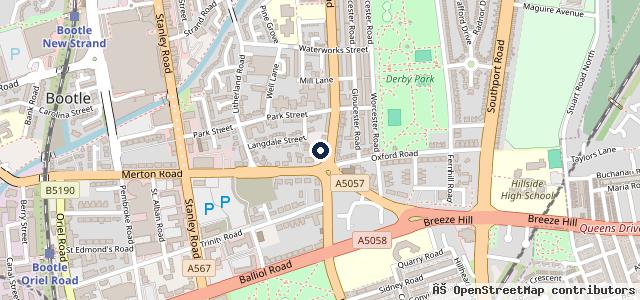 Map showing the location of Halfords Autocentres