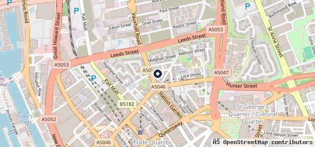 Map showing the location of Halfords Autocentres