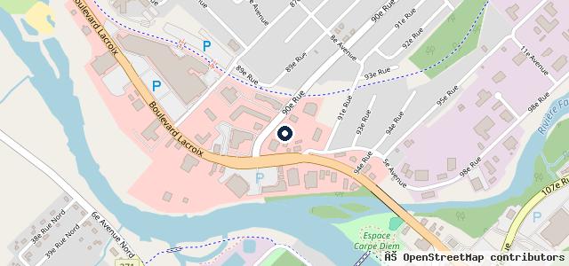 Map showing the location of Garage Andrea Roy Et Fils Inc.