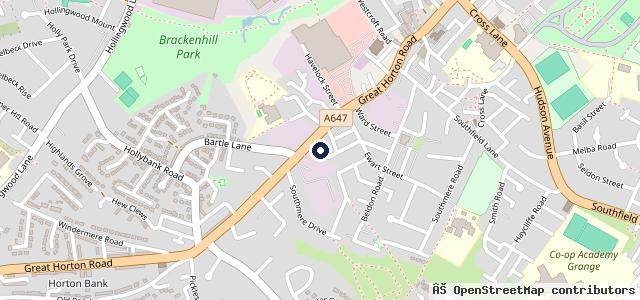 Map showing the location of Royal Garage