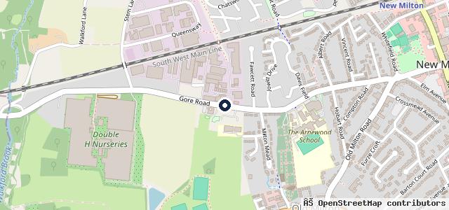 Map showing the location of New Milton Motor Services Ltd