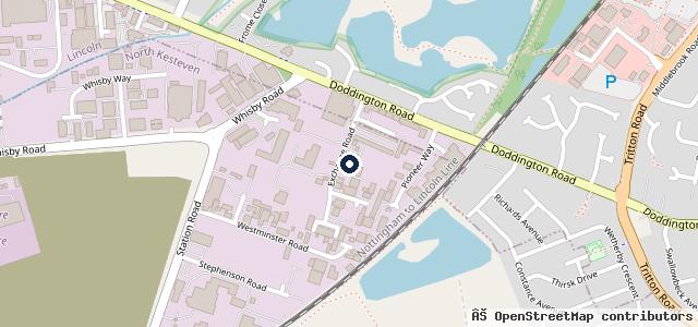 Map showing the location of Lincoln Automotive Solutions Ltd