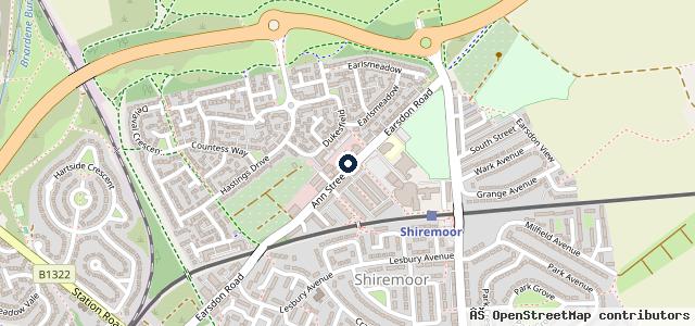 Map showing the location of North East Garages Ltd