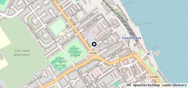 Map showing the location of J Forman VW Audi Centre Ltd