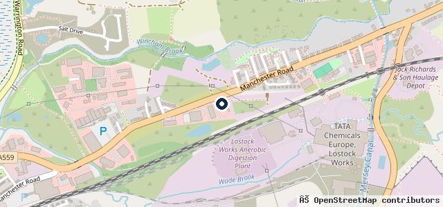 Map showing the location of TOYOTA