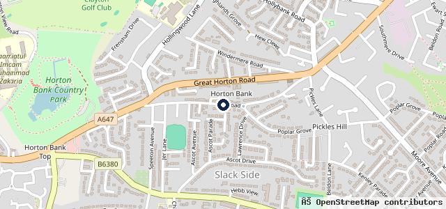 Map showing the location of Old Road Service & Mot Centre