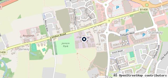 Map showing the location of Protyre Colchester