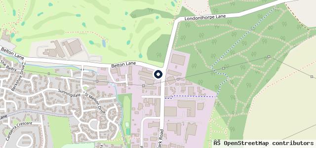 Map showing the location of Bentley Motors