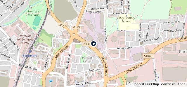 Map showing the location of Ross Road Garage MOT Limited
