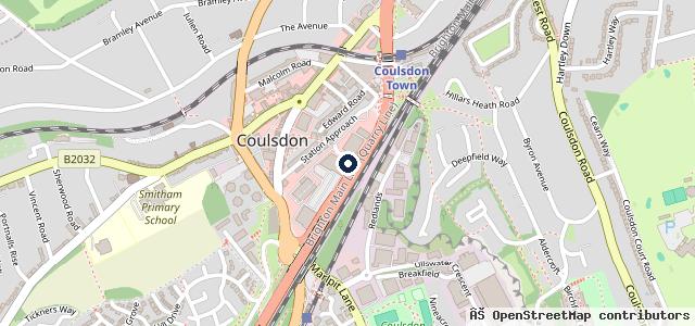 Map showing the location of Group 1 KIA Coulsdon