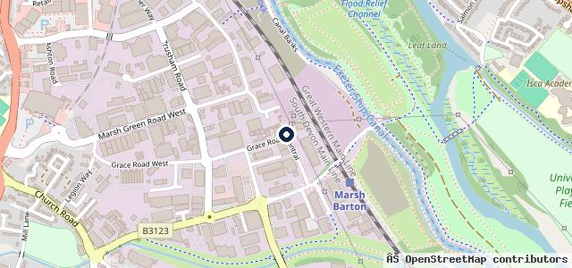 Map showing the location of Save on Tyres Devon ltd