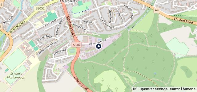 Map showing the location of Savernake Auto Services Ltd