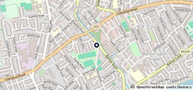 Map showing the location of Shakespeare Motor Co Ltd