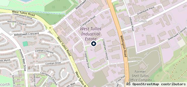 Map showing the location of Specialist Used Cars Aberdeen (John Clark)