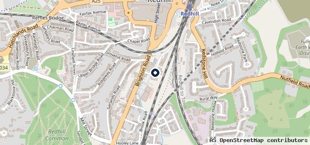 Map showing the location of Dorking Autos Ltd - Taylor Autos Ltd