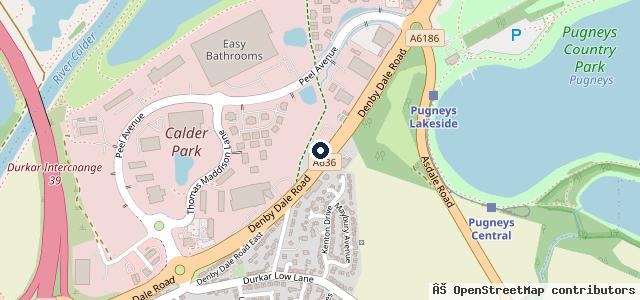 Map showing the location of Cars2 Renault Wakefield