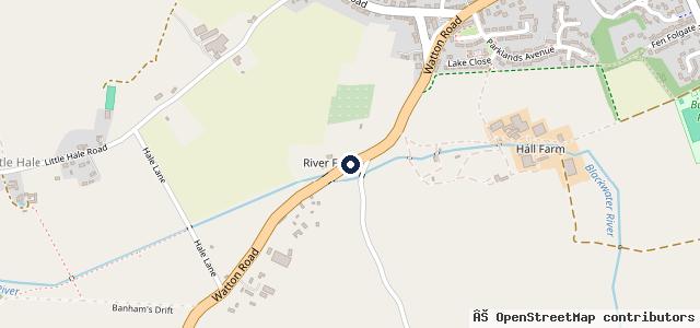 Map showing the location of Threeways Garage
