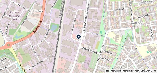 Map showing the location of United Motors