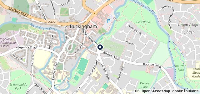 Map showing the location of W. Ganderton & Son