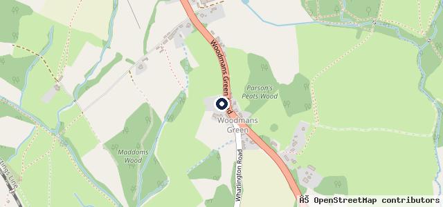 Map showing the location of Bosch Car Service - Whatlington Garage