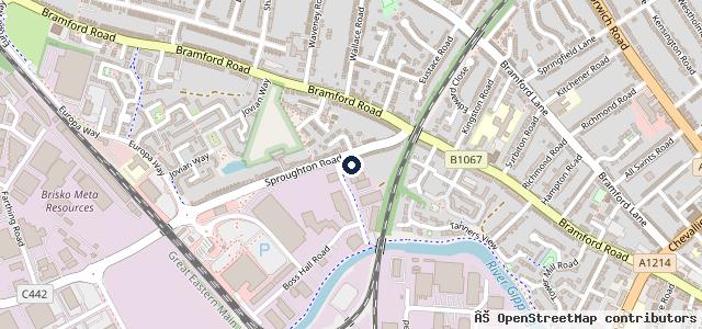 Map showing the location of Williams Tyre & Exhaust Centre Ltd