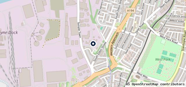 Map showing the location of WM Autos