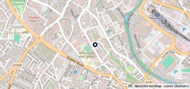 Map showing the location of Group 1 Land Rover Norwich | Norwich