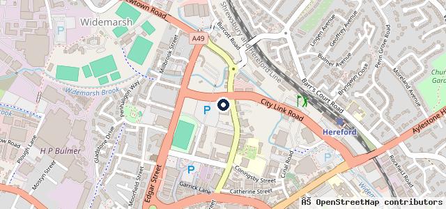 Map showing the location of Kibble a T