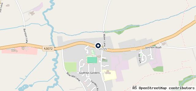 Map showing the location of Central Garage
