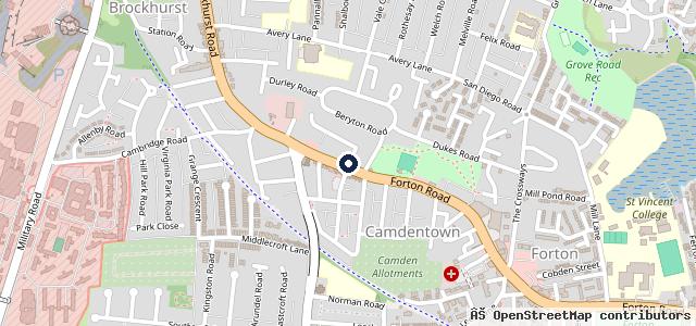Map showing the location of F T S Auto Repairs