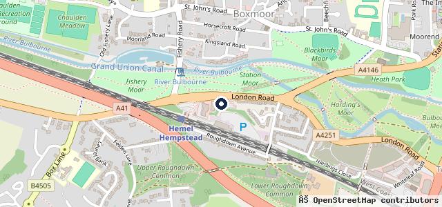 Map showing the location of Anthony Betts - Suzuki and RAC Approved Dealer in Hemel Hempstead