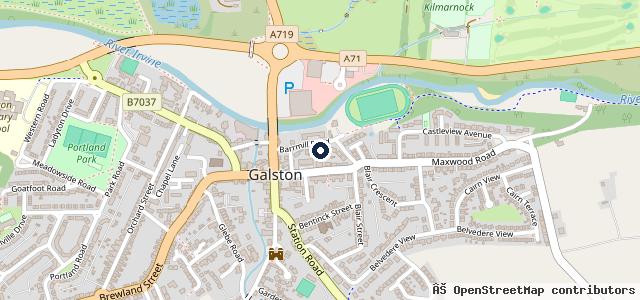 Map showing the location of AA Motors