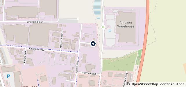Map showing the location of A & M Car Clinic
