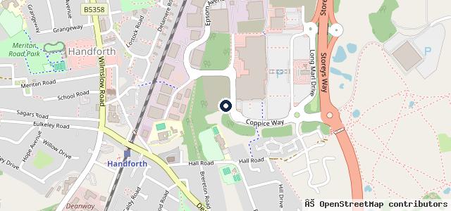 Map showing the location of Halliwell Jones Wilmslow BMW